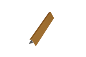 Endprofil Verbundfassadenverkleidung Eiche