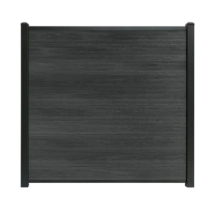 Composiet schutting zwart