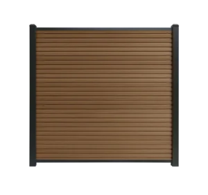 composiet schutting rhombus teak