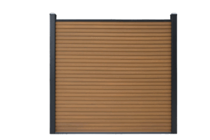 WPC-Zaun Rhombus Eiche