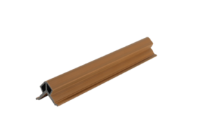 Eckprofil Verbundfassadenverkleidung Teak