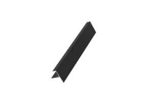 Endprofil Verbundfassadenverkleidung Schwarz