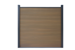 WPC-Zaun Rhombus Teak