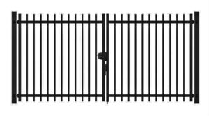 Doppelte Stabtor durchgehend