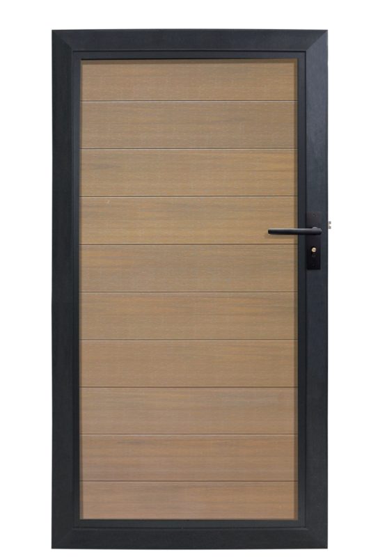 WPC-GartenTür Teak – Bild 4
