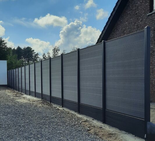 WPC-Zaun Schwarz – Bild 4